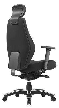 ROBUS - 200 židle kancelářská s podhlavníkem, látka černá