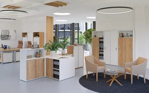 NOVA křeslo, přírodní dřevo - buk, látka tyrkysově zelená