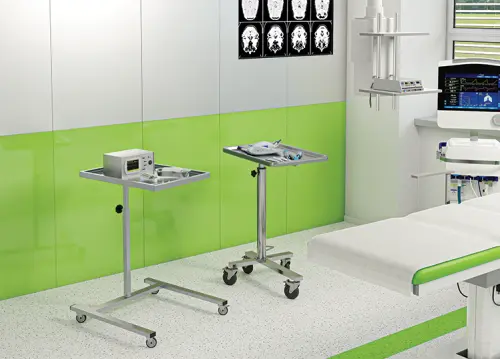 MAYO - 01 stolek nástrojový, hydraulický, nerez