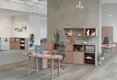 RGY 12 L konferenční stolek, levý, masivní dřevěná podnož, deska 18 mm, 500x1020x625, zelená