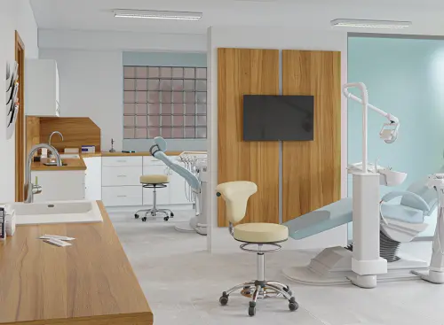 LZ 37 F židle lékařská s nožním ovládáním, kříž chrom, ekokůže, pistáciová