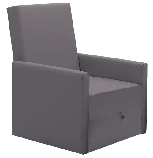 SLEEPER, křeslo rozkládací, barva šedá
