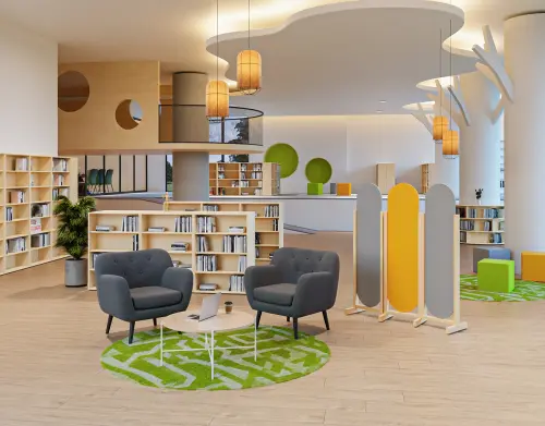 MONARCH - 1, křeslo, tmavé dřevo, čalouněné, látka tmavě šedá