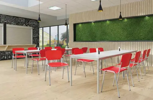 KLINT ST židle, plast žlutý