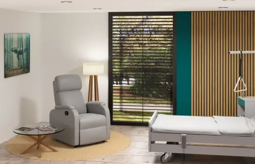 NEVADA křeslo, ekokůže šedá