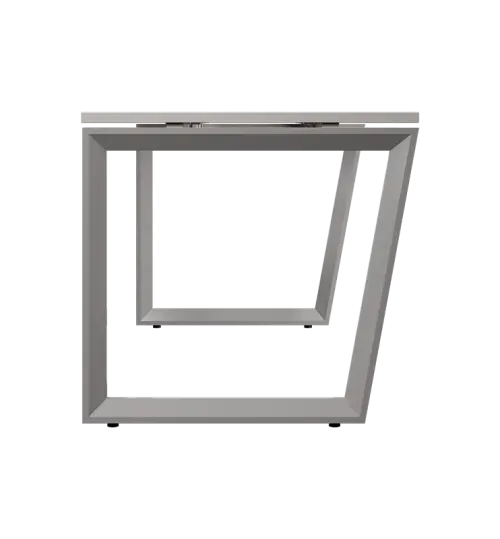 SET-V 388 stůl kancelářský, kovová podnož stříbrná + kontejner pojízdný, 3-zásuvkový, třešeň šumavská