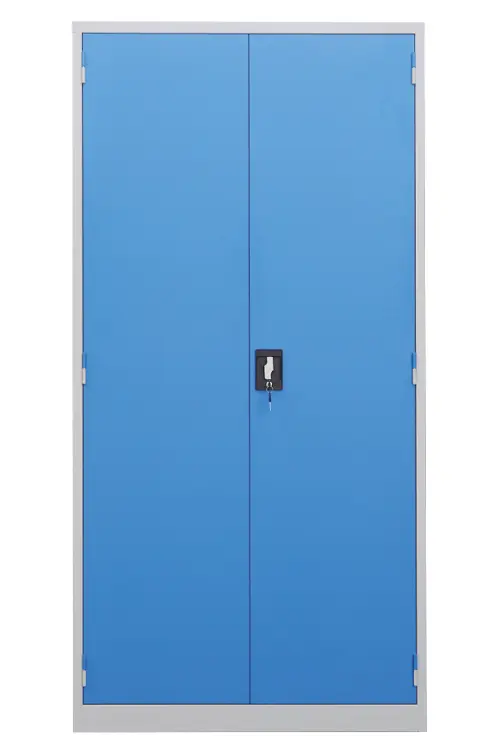 DS - 392 - skříň úložná, 7 zásuvek, uzamykatelná, ocel, šedomodrá