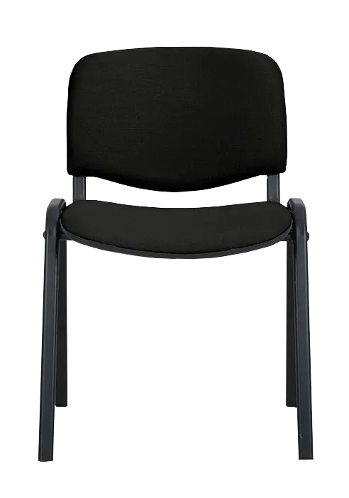 ANCONA N židle konferenční, kostra černá, látka černá