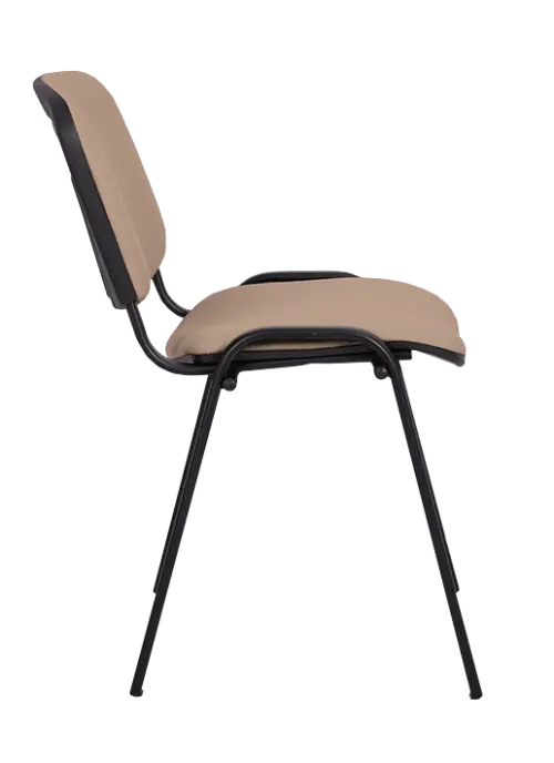 ANCONA N židle konferenční, kostra černá, látka béžová