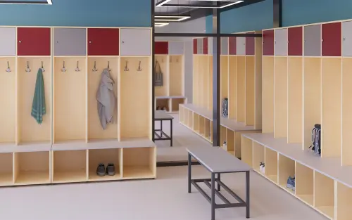 SZB - 180 - 80 šatní skříň s botníkem, 2-dvéřová, 1800x800x300/600 mm, korpus dub bardolino, horní dvířka jarní zeleň