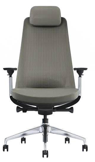 CALIMERA, židle kancelářská, kříž ALU, šedá