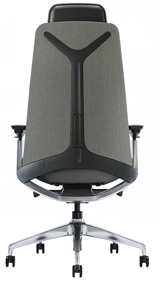 CALIMERA, židle kancelářská, kříž ALU, šedá