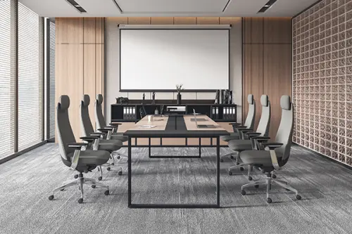 CALIMERA, židle kancelářská, kříž ALU, šedá