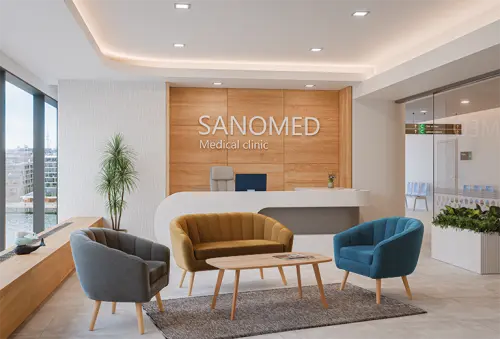 Amelie - 1, křeslo, dřevěné nohy přírodní, látka tmavě šedá