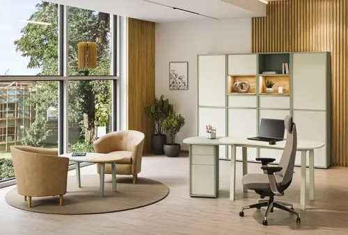 CHARLOTTE 1, křeslo, látka zelená