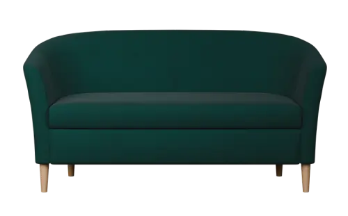 CHARLOTTE 2, dvojkřeslo, látka zelená