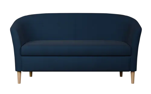 CHARLOTTE 2, dvojkřeslo, látka tmavě modrá