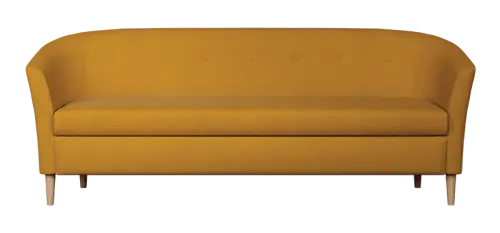 CHARLOTTE 3, trojkřeslo, látka žluto-zlatá