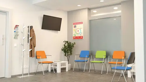 LUISA s područkami židle konferenční, koženka žlutá