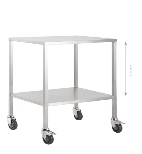 MEDICART 03, instrumentační vozík, 900x490x900 mm, nerez