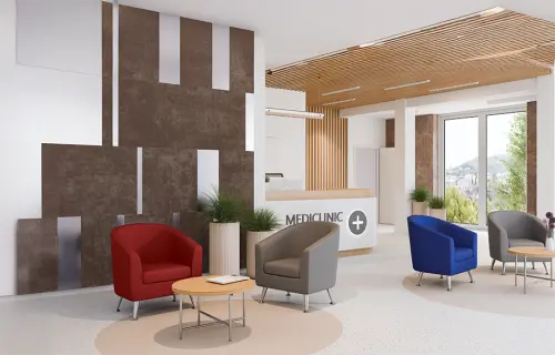 DAMIAN, křeslo konferenční, ekologická kůže cappucino