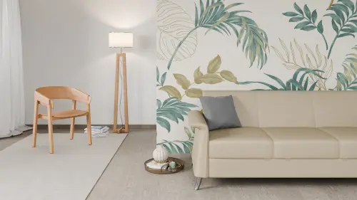 SERAPHINA - 2, 2-sed, ekokůže krémová