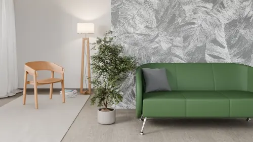 PANTHEON - 2, 2-sed, ekokůže zelená