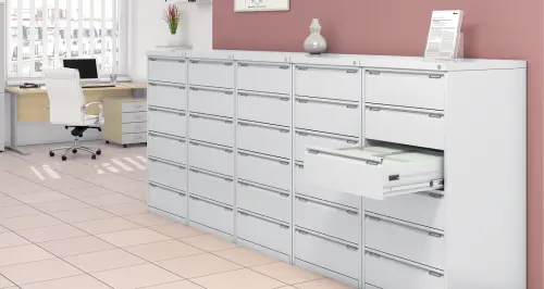 LK - A6 NEW kartotéka A6, 6-ti zásuvková, bílá RAL 9003