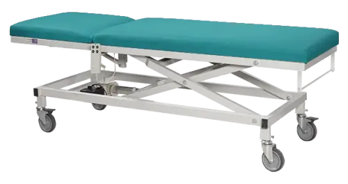 VLE - 005, vyšetřovací lehátko s jedním motorem, tyrkysová