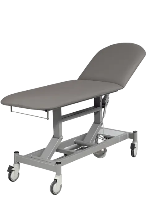 VLE - 002 široké lehátko elektrické, 2-segmentové, šedá