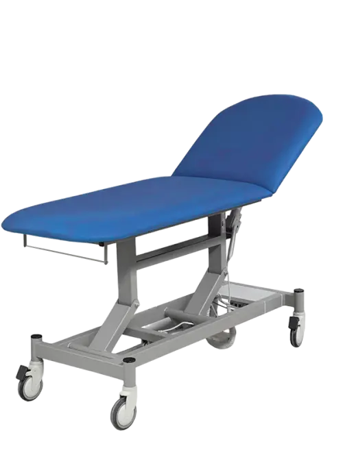 VLE - 002 široké lehátko elektrické, 2-segmentové, modrá