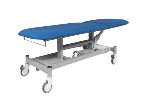 VLE - 002 široké lehátko elektrické, 2-segmentové, modrá