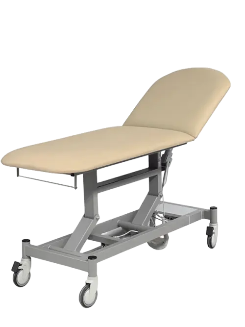 VLE - 002 široké lehátko elektrické, 2-segmentové, béžová