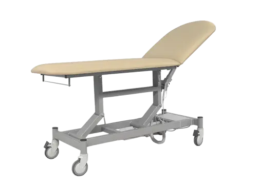 VLE - 002 široké lehátko elektrické, 2-segmentové, béžová