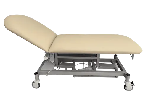 VLE - 002 široké lehátko elektrické, 2-segmentové, béžová