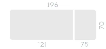 VLE - 002 široké lehátko elektrické, 2-segmentové, béžová