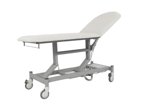 VLE - 002 široké lehátko elektrické, 2-segmentové, bílá