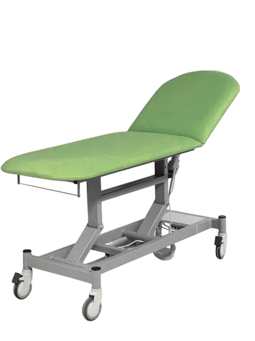 VLE - 002 široké lehátko elektrické, 2-segmentové, zelinkavá