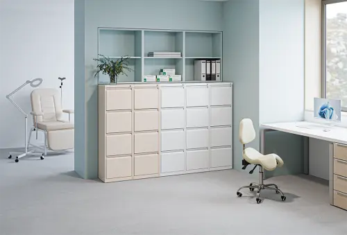JP - 400 PR kartotéka 4-zásuvková, 1330x390x620 mm, bílá