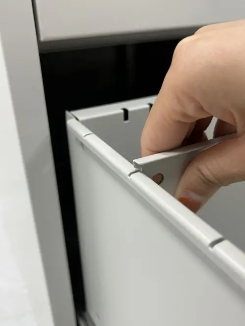 DPK - A4 PR, dělící příčka A4, šedá