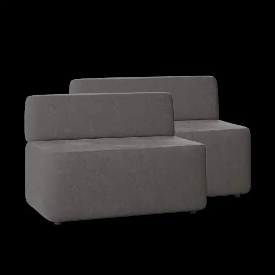 ACOUSTIC SOFA, set 2ks křesel pro ACOUSTIC SPACE 220, šedá